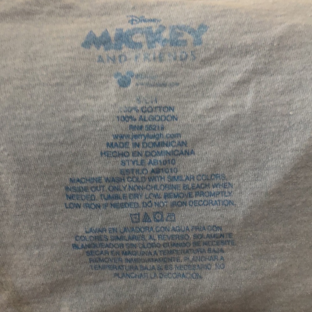 Small Disney Donald and Daisy Duck short sleeve tee shirt shirt light blue - Picture 5 of 7